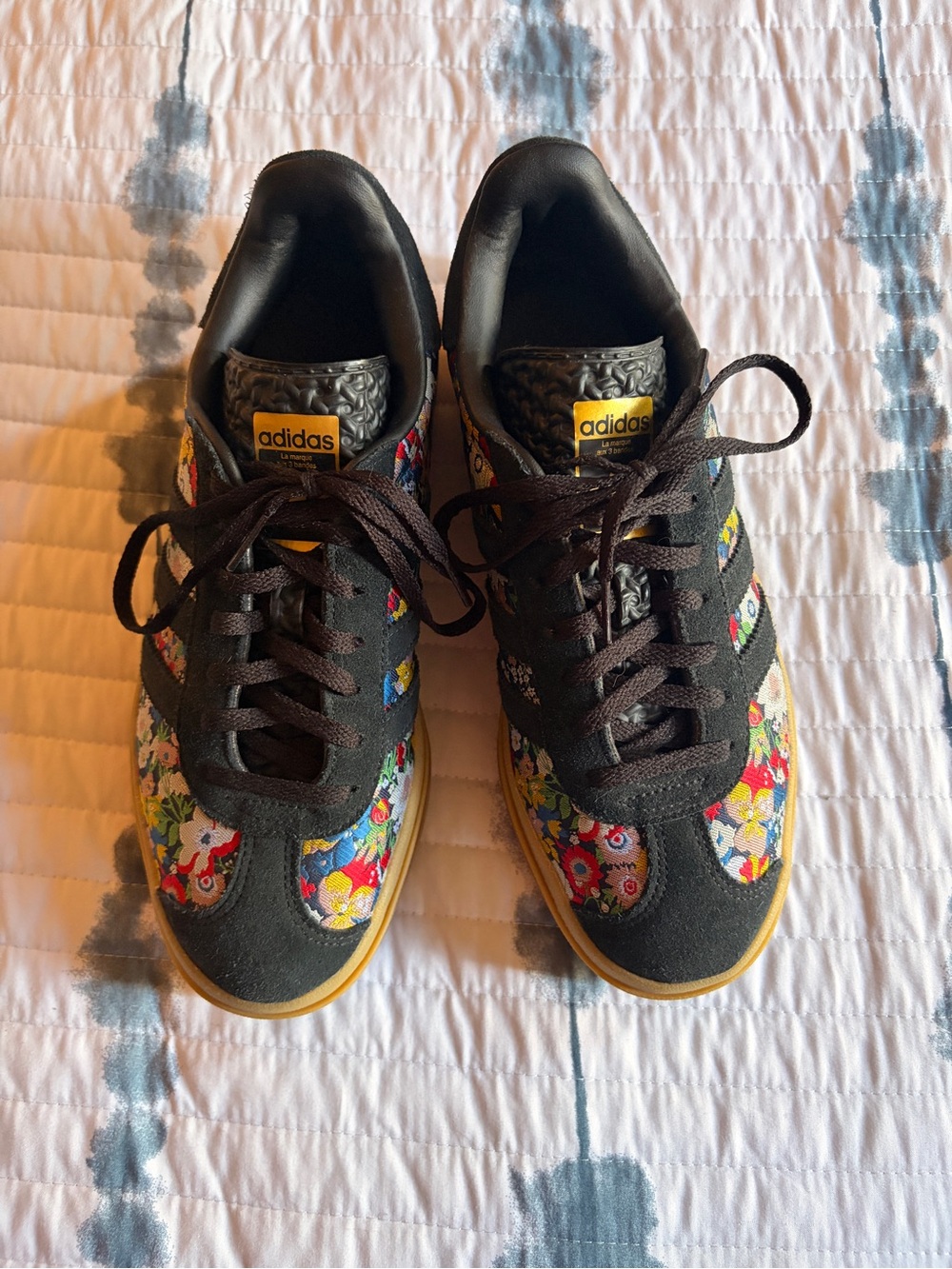 Adidas x Liberty London Gazelle Bold Platform Sneakers (Size 8 Women’s) - Picture 5 of 9
